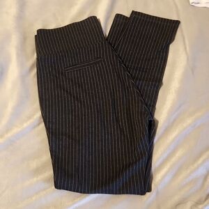 Pinstripe dress leggings